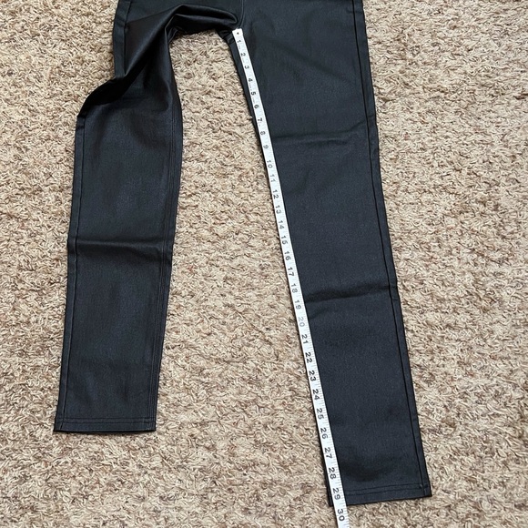 NWT! [Fashion Nova] Black Faux Leather Sammie Pants High Rise Skinny Size L - Picture 8 of 8